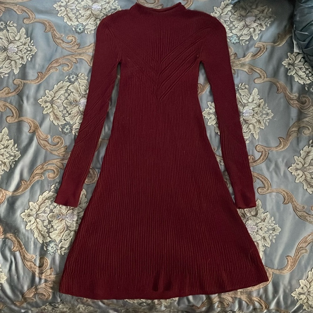 American Eagle Red Sweater Dress